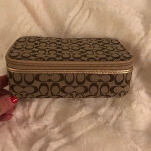 Coach jewelry case